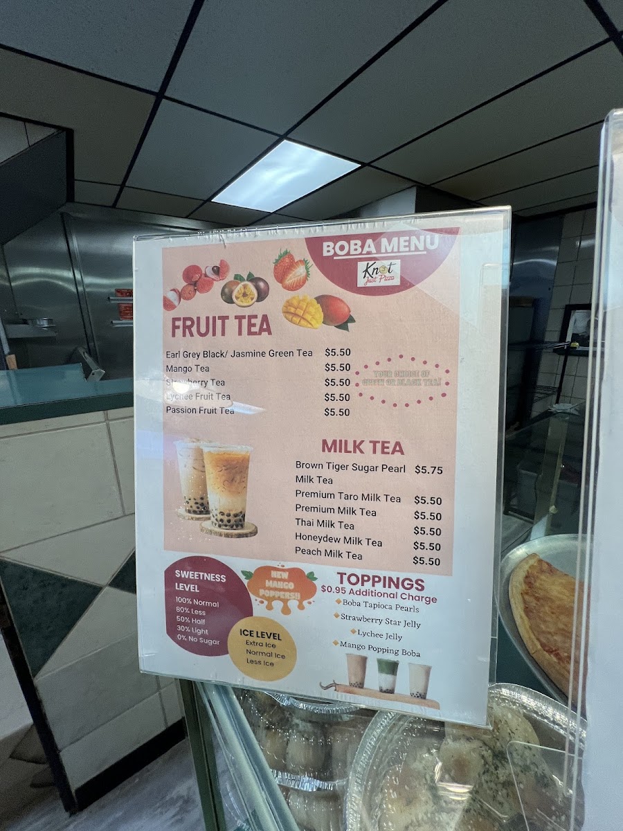 Menu Knot Just Pizza- Ice Cream & Bubble Tea-10