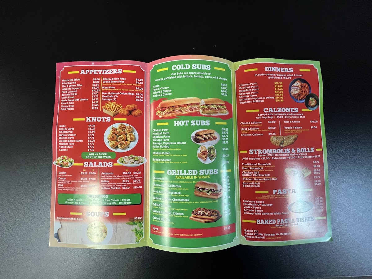 Menu Knot Just Pizza- Ice Cream & Bubble Tea-7